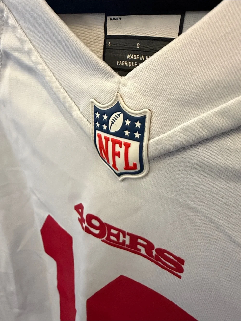 Nike White & Red San Francisco 49ers #10 Jersey